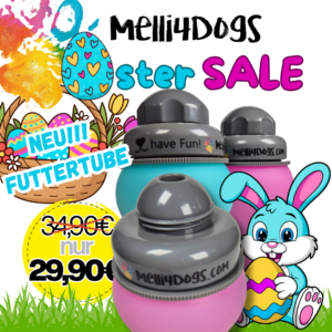 Futtertube mit Schleckaufsatz