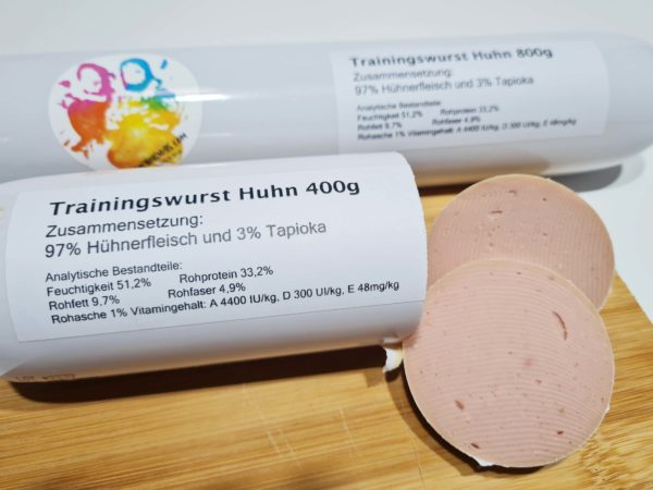 New! Training sausage without artificial additives