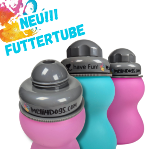 Futtertube mit Schleckaufsatz