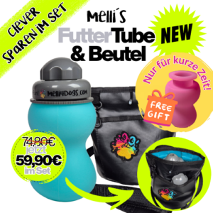 Futtertube & Beutel im Set