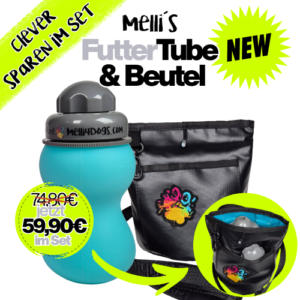 Futtertube & Beutel im Set