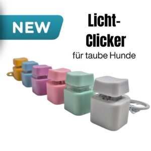 Licht Clicker für taube Hunde