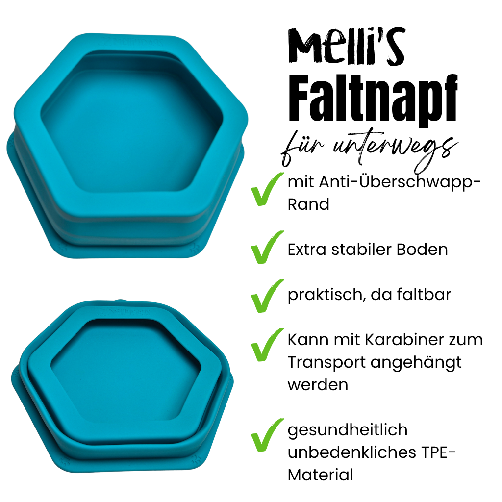 Faltnapf mit Anti-Überschwapp-Rand – Bild 2